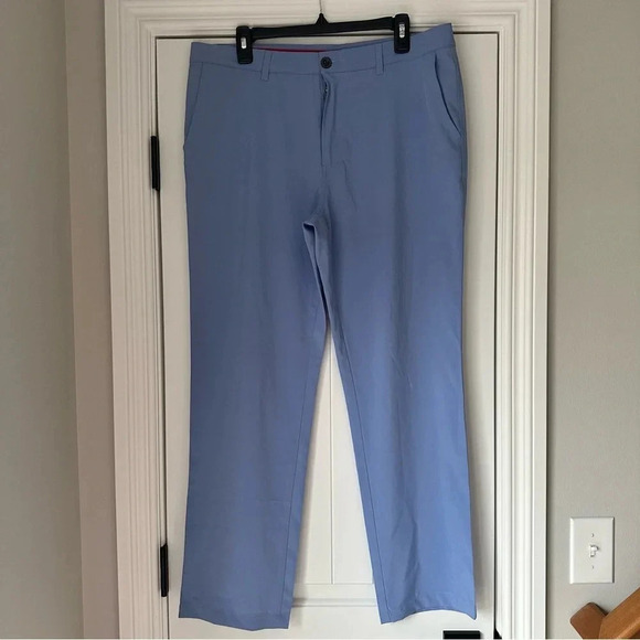 Short Par 4 Mens Lightweight Golf Pants - Picture 1 of 7